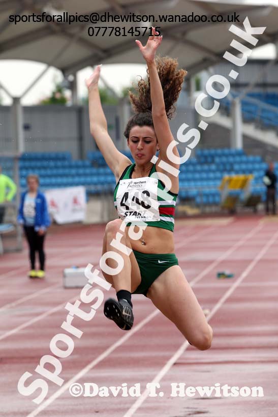 Womens  under-20s long jump, Northern Senior and Under-20s Track and Field Champs., Manchester. Photo: David T. Hewitson/Sports for All Pics